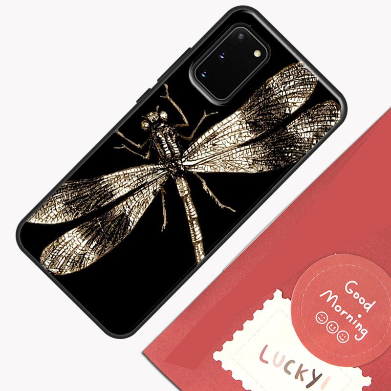 Dragonfly Case For Samsung Galaxy S22 S21 S23 Ultra Note 20 S8 S9 S10 Note 10 Plus S20 FE Back Cover