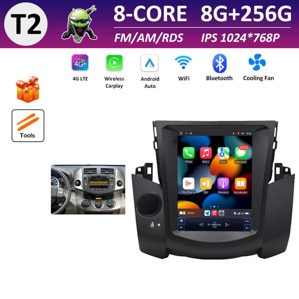 For Toyota RAV4 2009 2010 2011 2012 Car Video Radio Multimedia Player DSP Stereo Android OS IPS Touch Screen GPS Navi Head Unit
