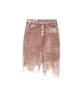 Camper Lab Paint Denim Skirt Terracotta Au00032-003