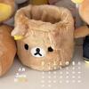 Plush Rilakkuma Storage Box Cute Aesthetic Desktop Pen Holder Stationery Sundries Organizer For Students Home Desktop Decoration