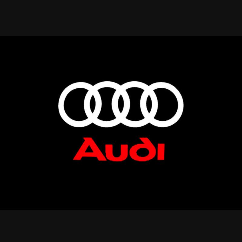 For Audi C6 2pcs LED Projector Laser Lamp Shadwo Light Car Door Welcome Light for Audi A1 A3 A4 A5 A6 A7 A8 Q3 Q5 Q7 S3 S4 S5 S6 S7 RS TT
