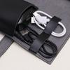 Pu Leather Cable Organizer Travel Gadget Case with Compartments Multi-Purpose Bag for Power Banks Chargers & Accessories New
