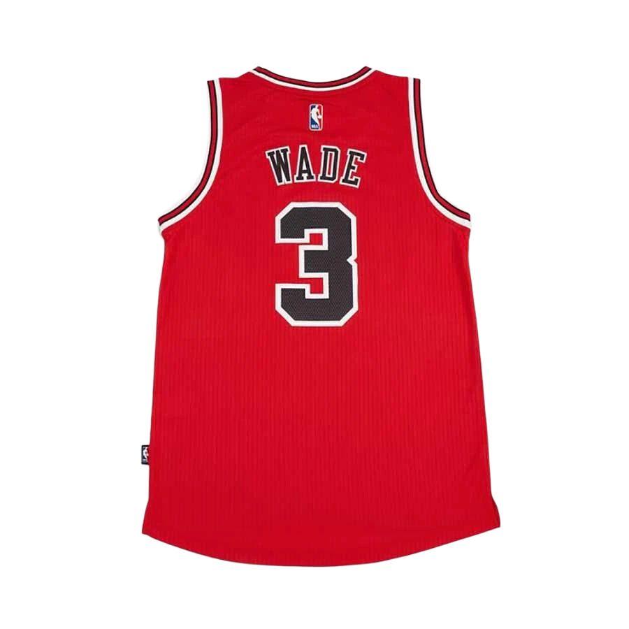 Adidas C. Bulls Swingman International Retro Jersey Wade NBA Chicago Bulls Fashion Comfortable Soft Skin-Friendly Basketball Tank Top CC2542