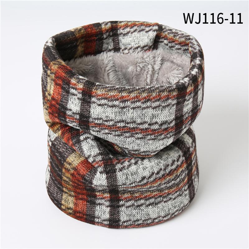 New Women Neck Cover Children Autumn Winter Cold Warm Men Fashion Neckerchief Solid Knitted Scarf Decoration Thickening Fleecing