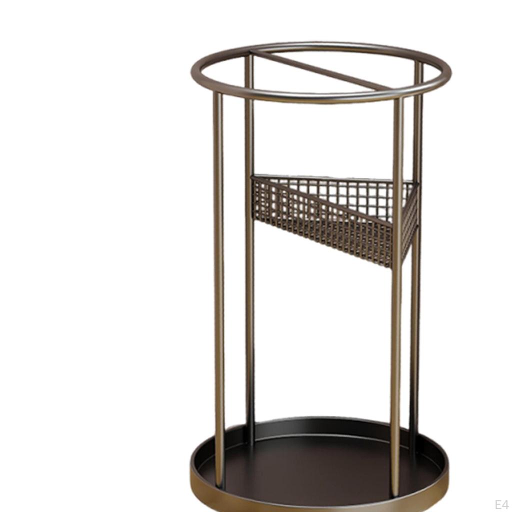 Suport compact tip butoi pentru umbrele, bastoane și bețe de mers