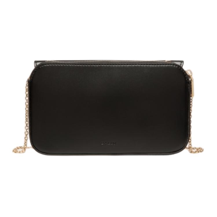 Bally Ollam Flap Closure Leather Crossbody Bag Small Women Bags Black 6310854