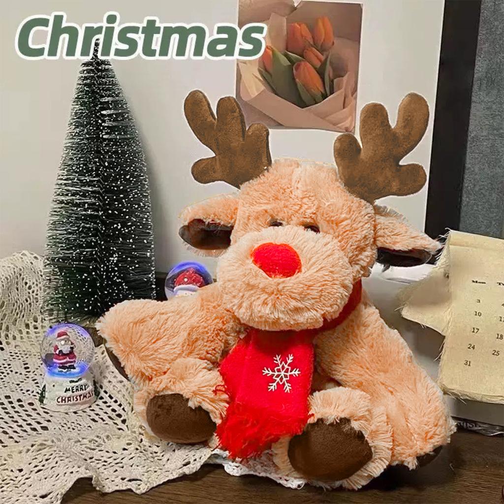 Weihnachten Kleines Reh Plüschtier, Niedliche Cartoon Elch Puppe Figur