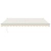 Electric Awning with Crank Cream 4x3 M