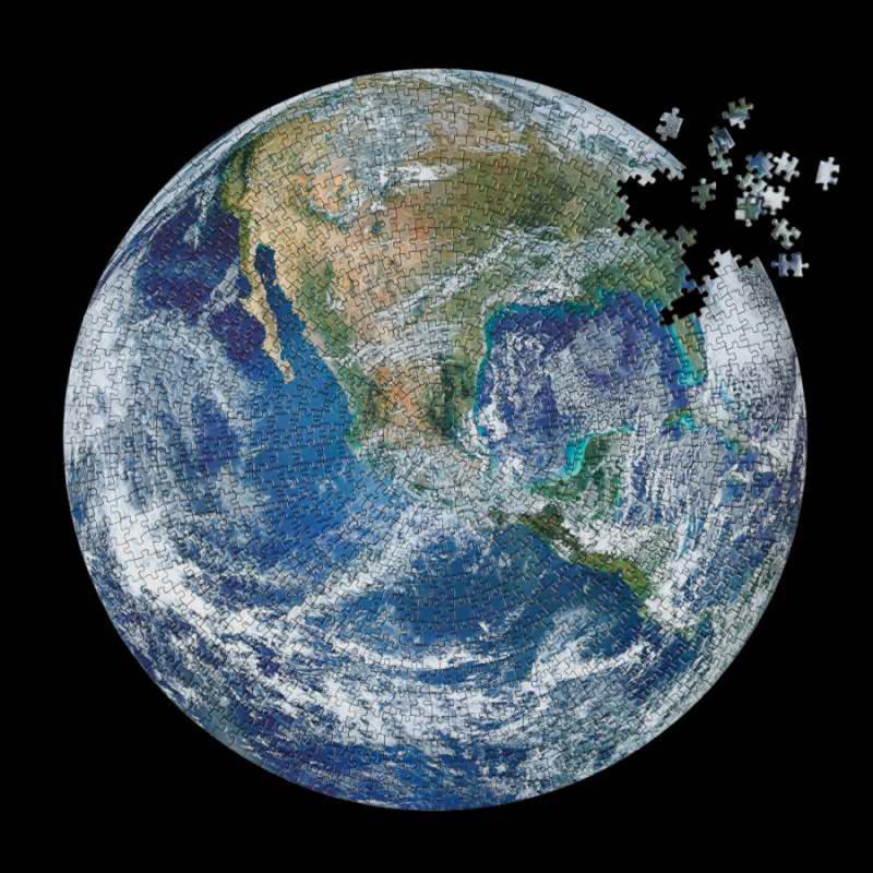 The Moon Earth Puzzle 1000 Pieces Puzzle Kids & Adult Planets Maps Jigsaw Puzzle