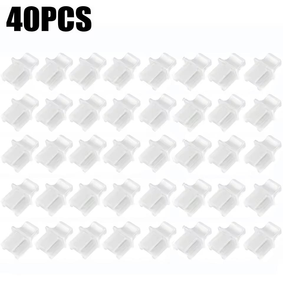 50/10PCS Silicone Stopper for Computer Router Switch Female Port Silicone Dust Plugs RJ45 Ethernet Hub Port RJ45 Protector Plug