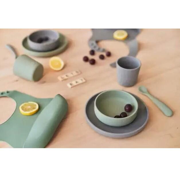 Набор детской посуды Jollein штормовой серый, 4 шт (705-007-65308)