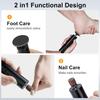 Callus Remover, Adjustable Speed Rechargeable Foot Sander Pedicure Tools for Feet Dead Skin with Sandpaper Disk an