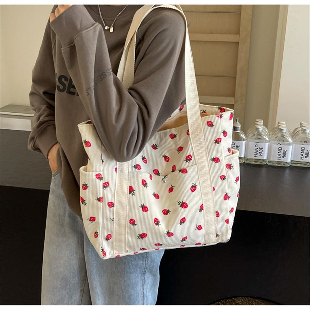 Fresh Sweet Girl Handbag Fashionable High-End Printed Shoulder Bag Leisure Shopping Commuter Ladies Underarm Bag