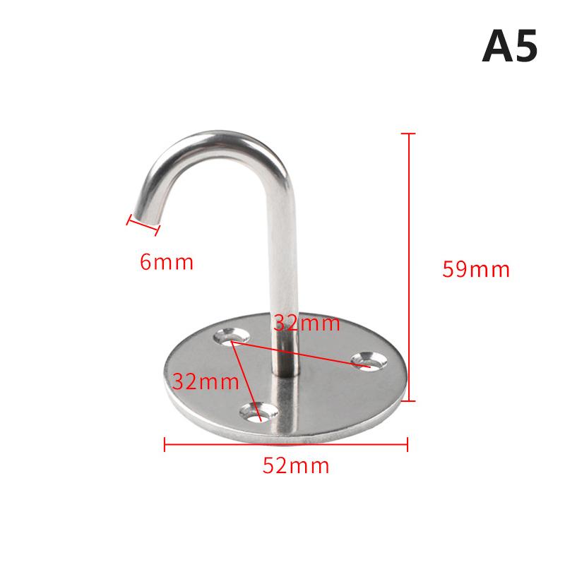 Haczyk Koronowy Ścienny Haczyk Sufitowy Okucia Stal Nierdzewna Płytka Oczkowa Prostokątna Płytka Oczkowa Metalowa Klamra Pierścieniowa Haczyk Klamra Pokładowa Klamra