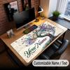 Tree of Life Theme Custom Mouse Pad Personalized With Name Text Customized Desk Mat For Office Home Decor