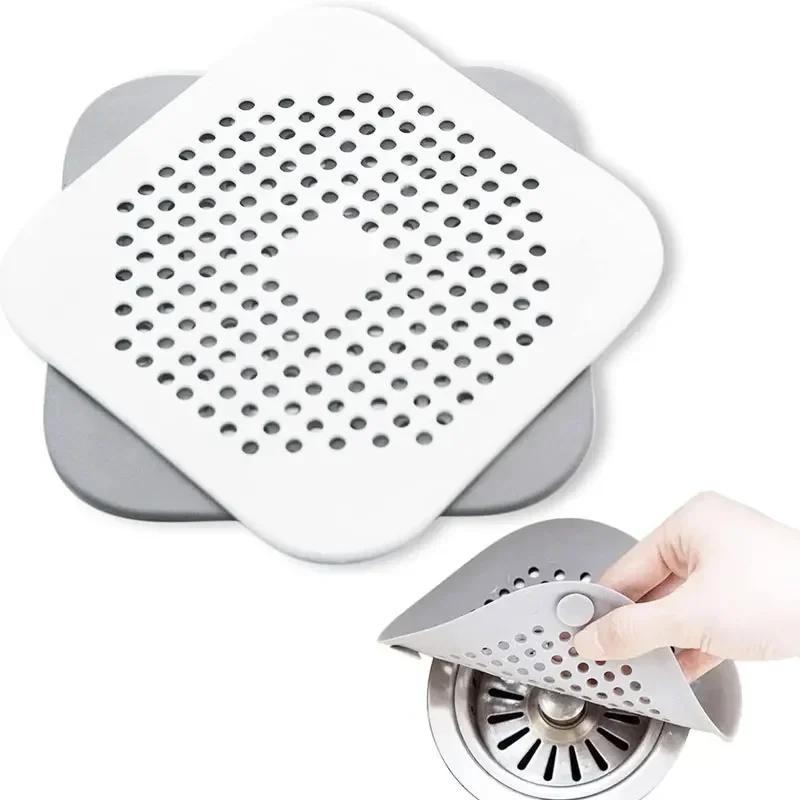 SuppliesBathroom Shower Floor Drain Hair Catcher Stoppers Plug Sink Strainer Anti-blocking Washbasin Drain Cover Filters
