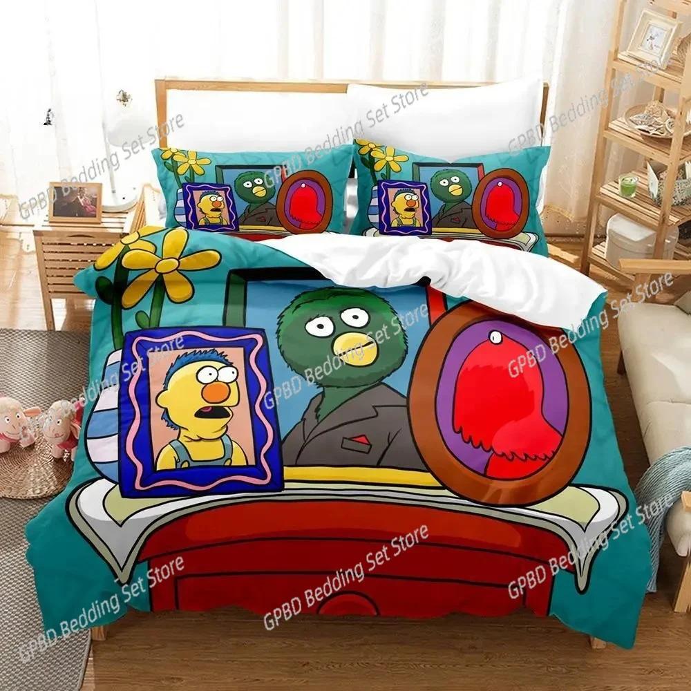 Comforter 3D Print Anime Don'T Hug Me I'M Scared Bedding Set Bedroom Soft Modern S Comefortable Quilt