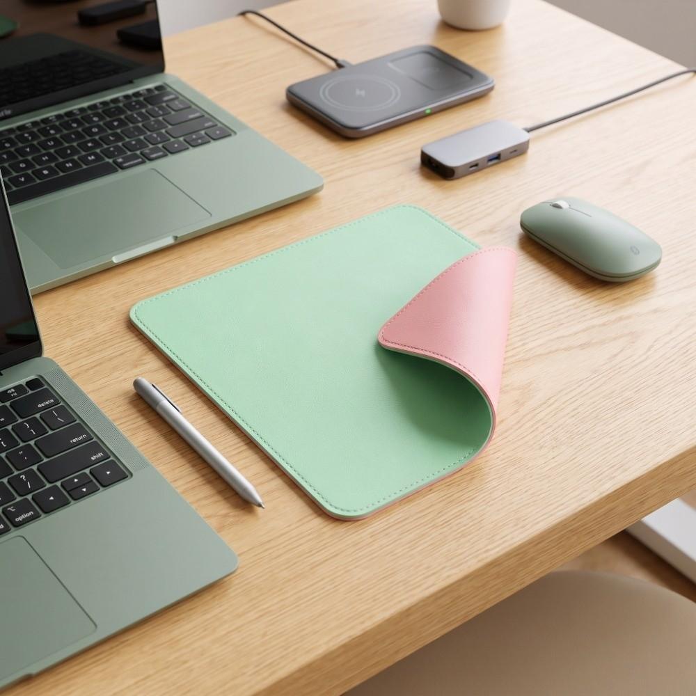 Front and Back Color Matching Leather Mouse Pad Writing Mat Laptop Table Mat  Home