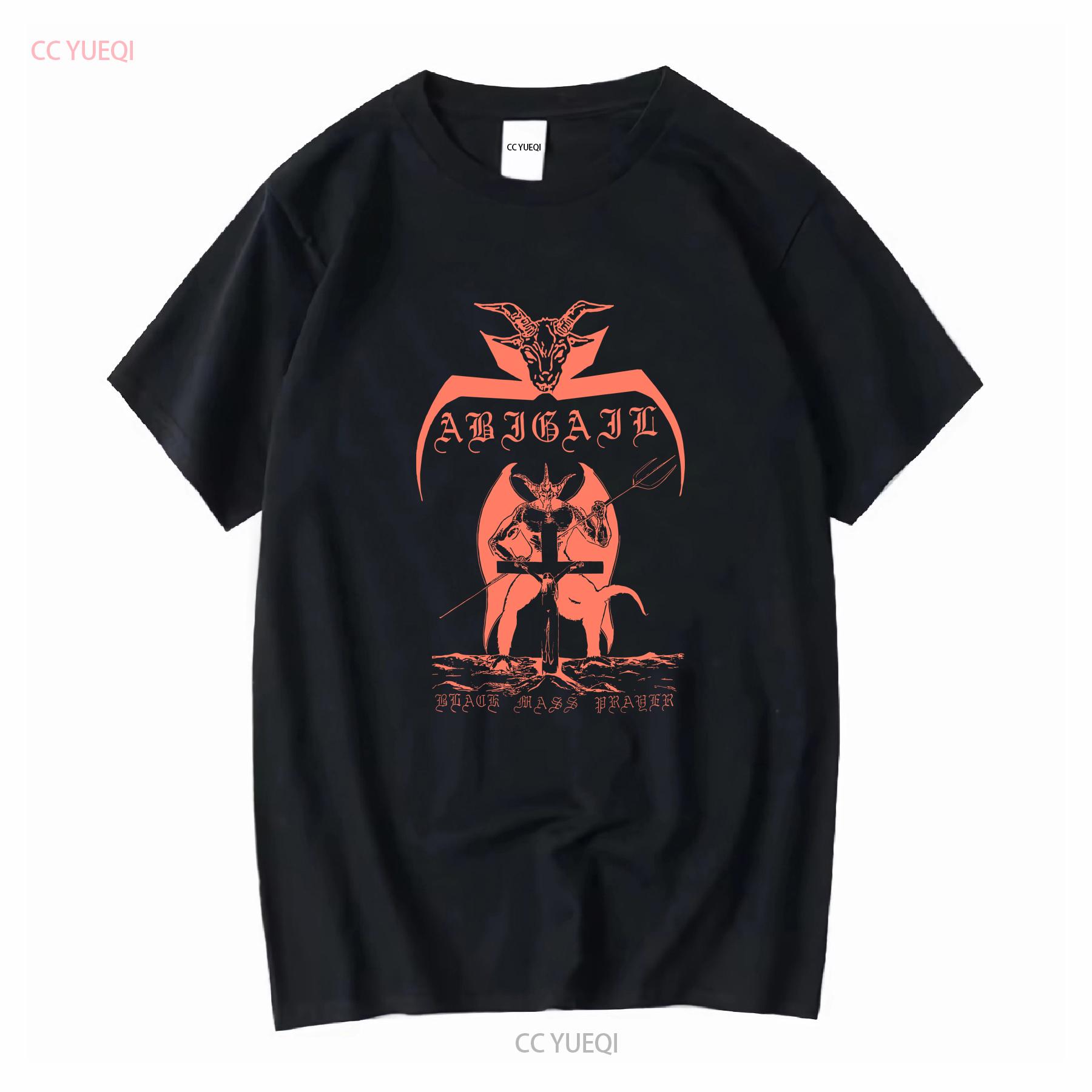 

ABIGAIL Black Mass Prayer Vintage 2000s T Shirt NEW Death Metal L LP Drakkar Pro vintage Washed Versatile homme Stylish 4XL