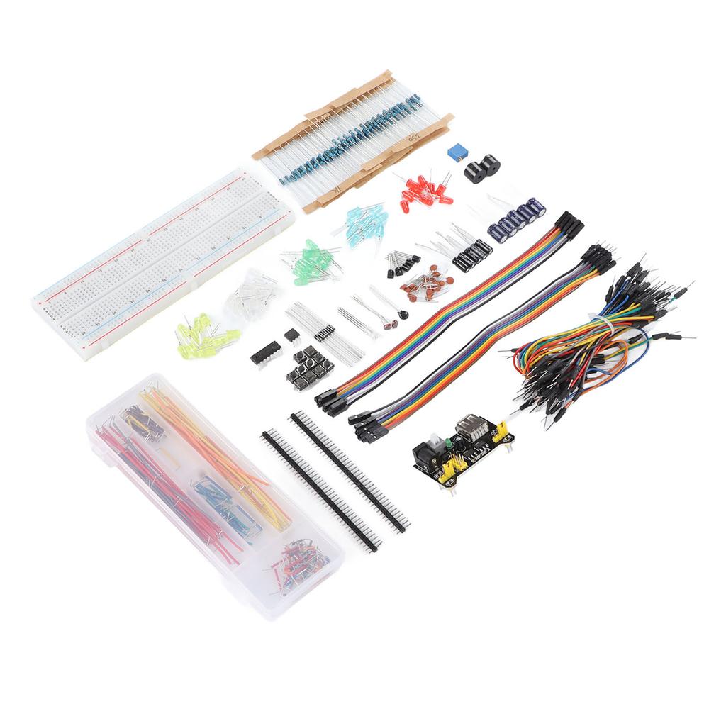 Kit electronică Starter Fun Sortiment Dezvoltare Componentă cu 830 de găuri Breadboard pentru R3
