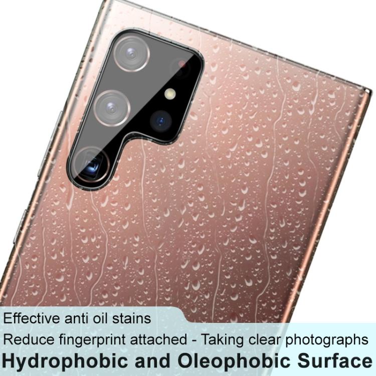 For Samsung Galaxy S22 Ultra 5G imak Integrated Rear Camera Lens Tempered Glass Film Black Version