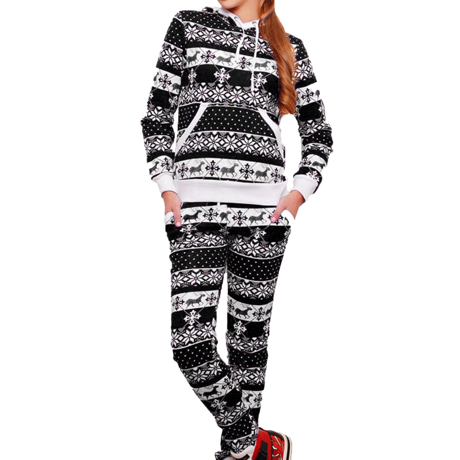 

(SU)Женский комплект термобелья с длинными рукавами на флисовой подкладке, верхний нижний базовый слой, Рождественский комплект