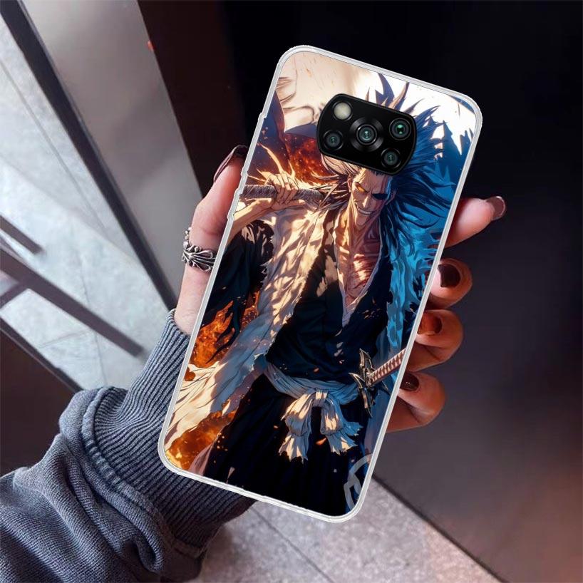 

Zaraki Kenpachi Bleach Phone Case For Xiaomi Poco X7 X6 X5 Pro F7 Ultra Redmi 15C 15 13 13C 12 12C 10 10A 10C 9 9A 9C 9T Shell P Xiaomi Poco X7