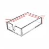 Clear Acrylic Cocktail Napkin Holder Bar Napkin Holder, Top Amongst Modern Beverage Napkin Holders for Paper Napkins