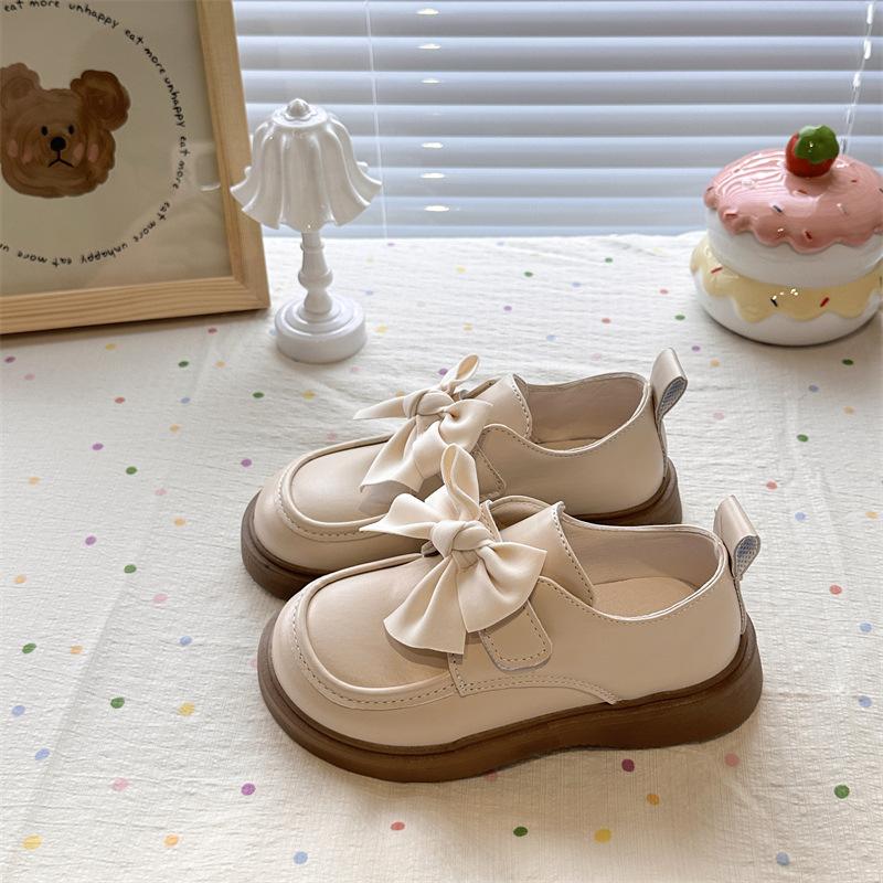Classmate Children's Princess Shoes Girls' Leather Shoes 2025 New Baby Shoes Autumn Children's Bow Single Shoes