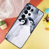 Penguin Snow Arctic Cute Animal Phone Case For Samsung Galaxy S25 S26 Ultra S21 S20 S22 S23 Ultra S10 Plus S24 FE Cover Coque