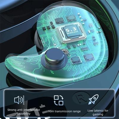 Bluetooth 5.3 Bluetooth Earphones Noise Reduction Waterproof Wireless Headphones LED Display HIFI Stereo Music Headset