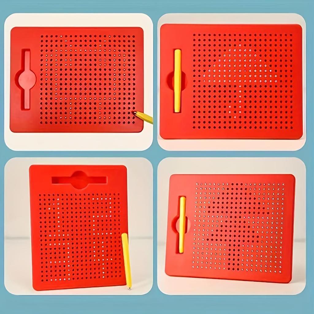 Magnetic Drawing Board Portable Magnetic Drawing Board Ventilation Design, PlastiC Writing Pad With Magnetic Pen Holder For Car Home De-Stress Tool,