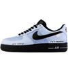 Air Force 1 Abrasion Resistant Height Increasing Low Top Skateboard Shoes Unisex Blue Black CW2288-001(Team975-)