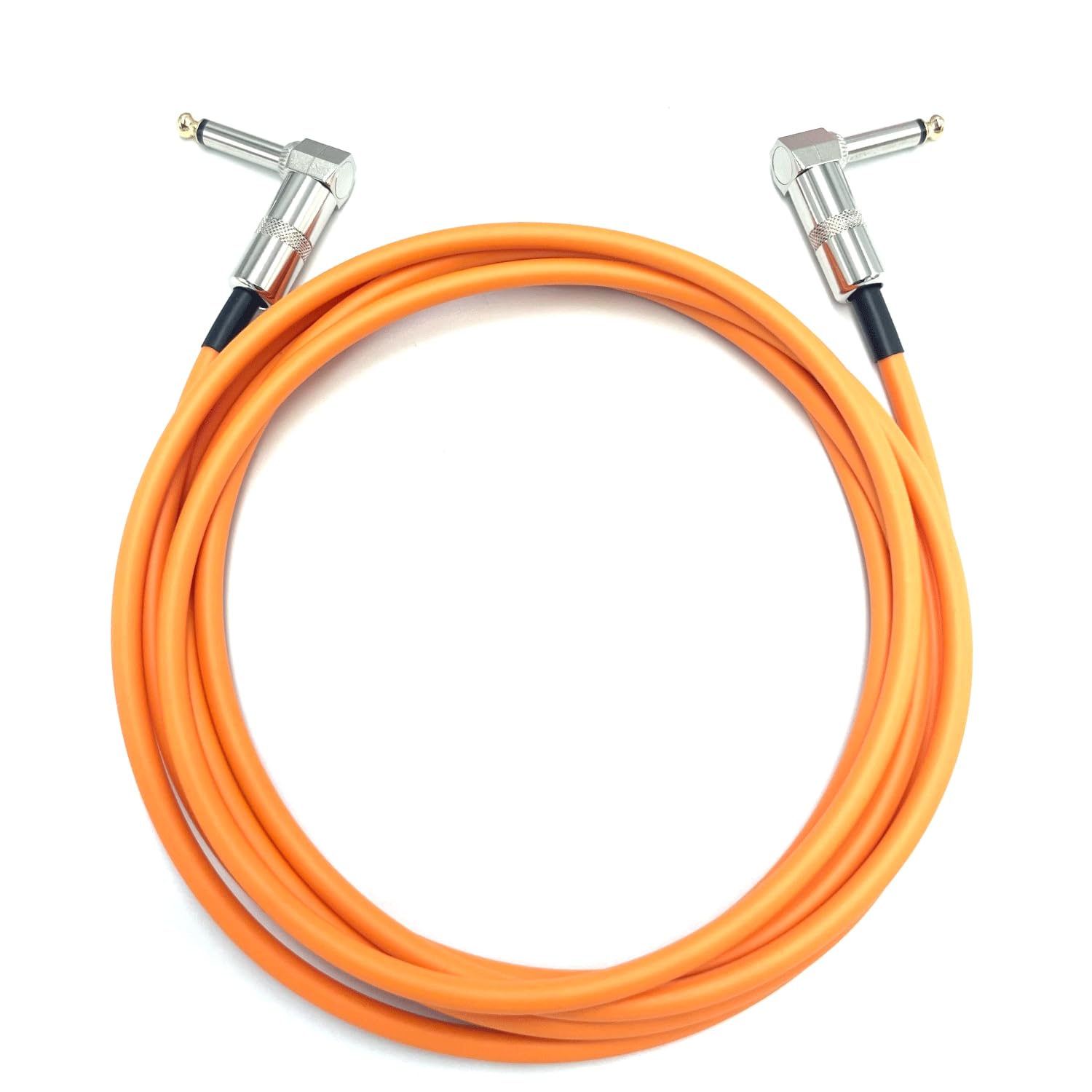 

KMsound CANARE Shielded Cable Orange Plug Variation Selection MADE IN JAPAN GS-6 [1m-5m] [L-L/L-S/S-S] (L-L Plug, 1m)