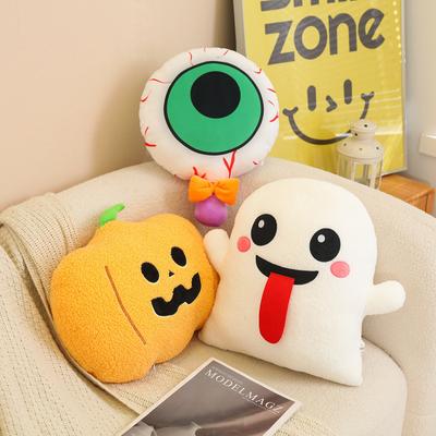 Halloween Plush Toys Scary Eyeball Demon Ghost Evil Pumpkin Cartoon Soft Model For Boys and Girls Halloween Holiday Gifts