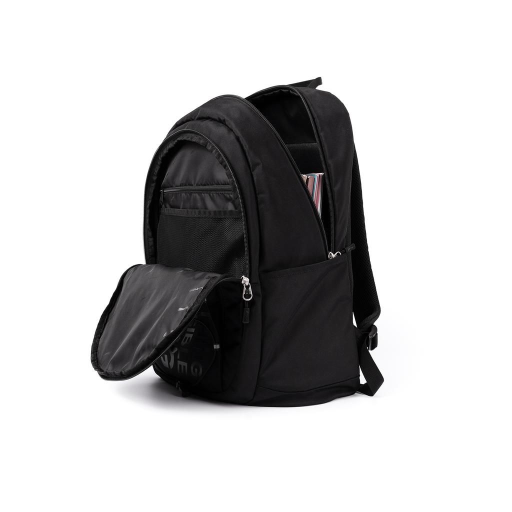 Li Ning Polyester Backpack Regular Unisex Black ABSU325