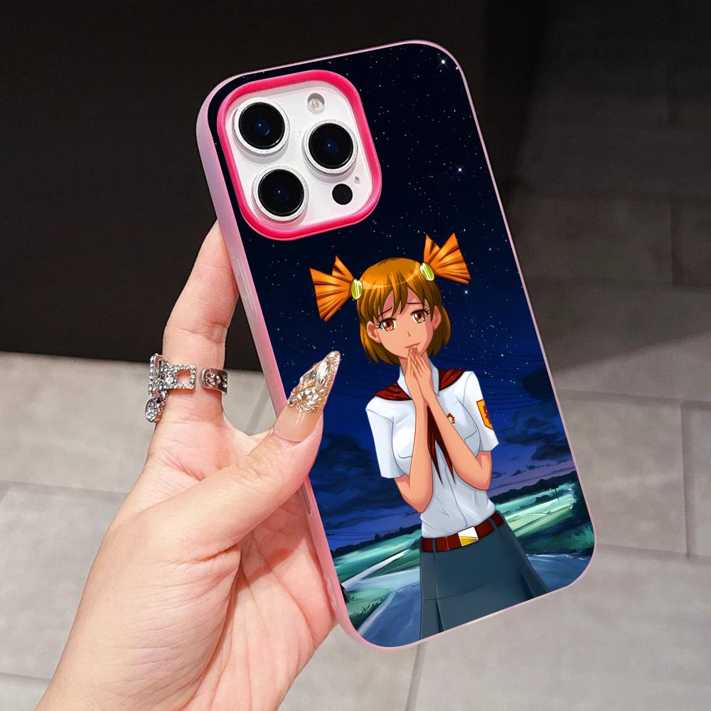 

Everlasting Summer Alisa Jelly Double layer Rose Red Mobile Phone Case for iPhone 17 16 15 14 13 12 11 Air Pro Max Plus iPhone 11 Pro
