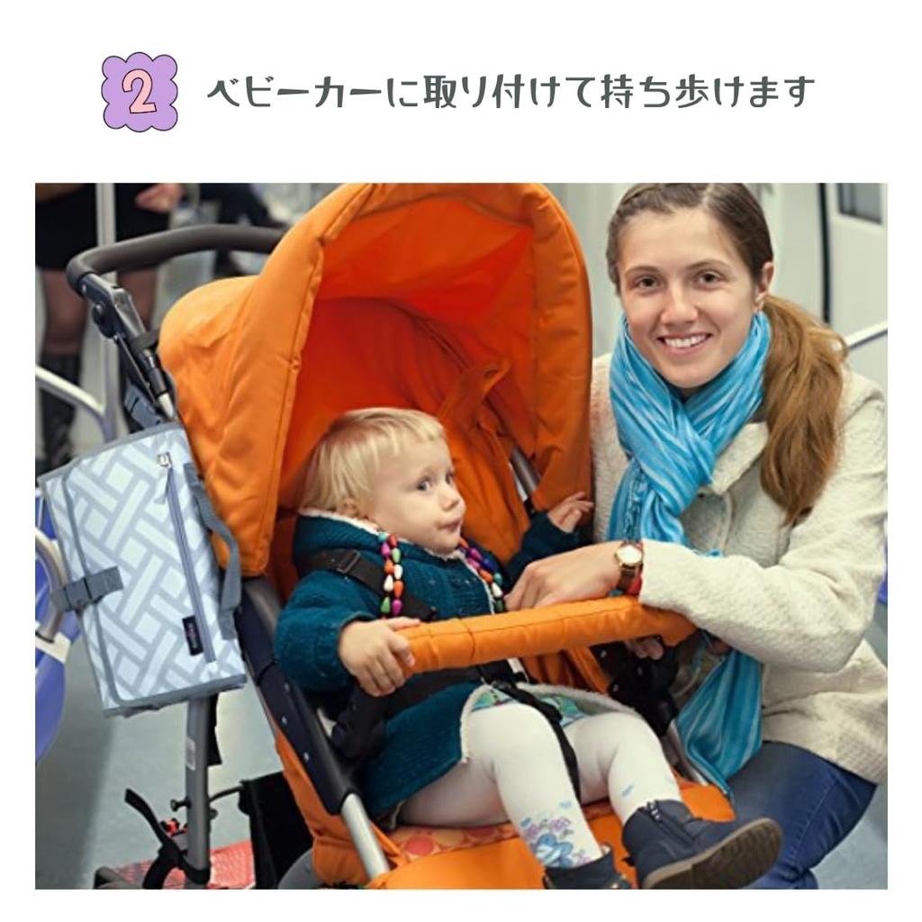 Argyle Foldable Diaper Changing Pad Portable for Baby with Storage Perfect for Newborns and Simple and Cute Design for Pouch, Travel, Convenient,