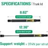 Trunk Lid Lift Supports Struts Shocks For Chevrolet Malibu 2008-2012, 6167 SG330106 Qty 2