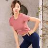 Jin'an Women's Yoga Short Sleeve Slim Fit Sports Top
