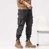 Men's Toe-tied Overalls Loose Casual Outer Wear Trousers High-end Blue Tide Brand Outdoor Pants Men's Clothing