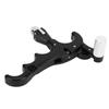 4 Finger Archery Release Aid Grip Adjustable Aluminum Alloy Compound Bow Thumb Trigger for Outdoor Shooting