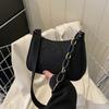 Popular Design Bag Women's Versatile Chain Shoulder Handbag Felt Underarm Bag