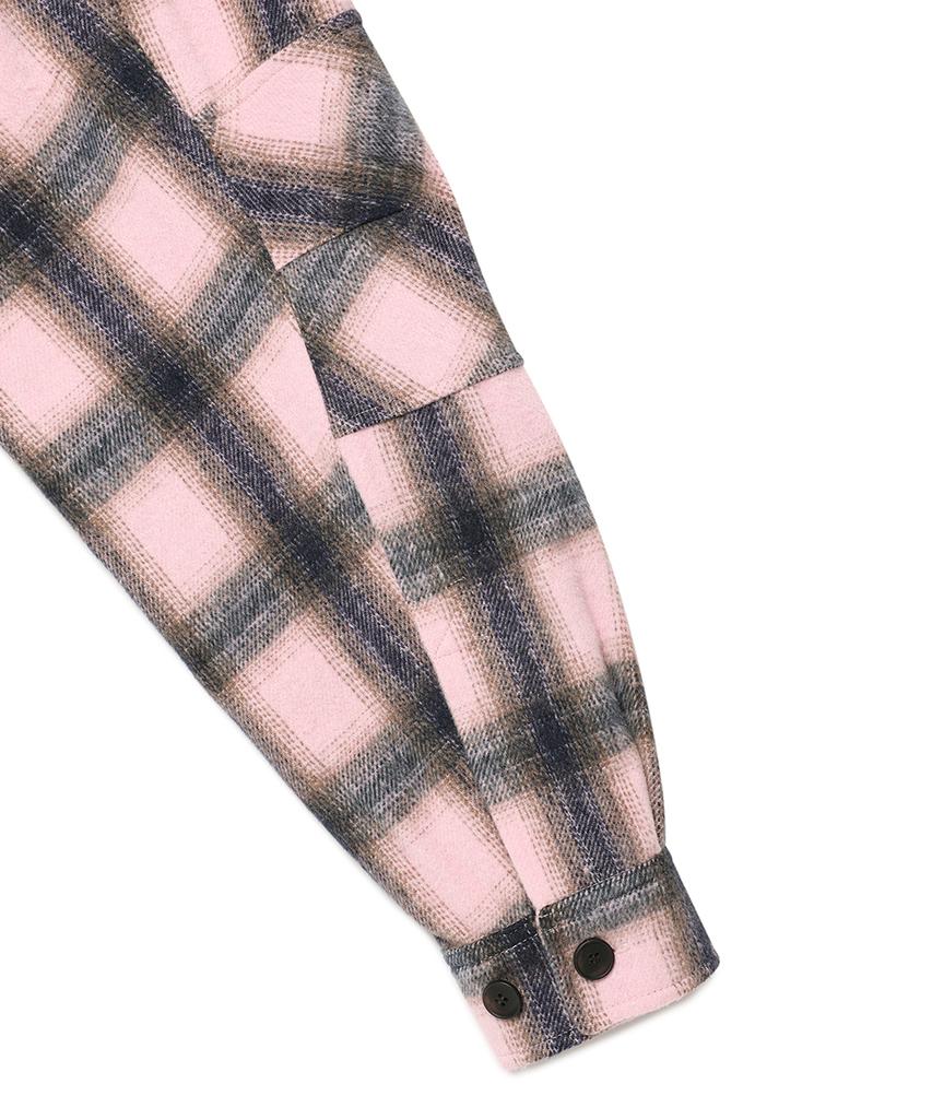 CAVISH Check Shirt Jacket Pink(Cv2Efuw320A)