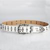 PU Leather Y2K Belt Spicy Girl Men Belt Trend Rivet Belt  Jeans Accessories