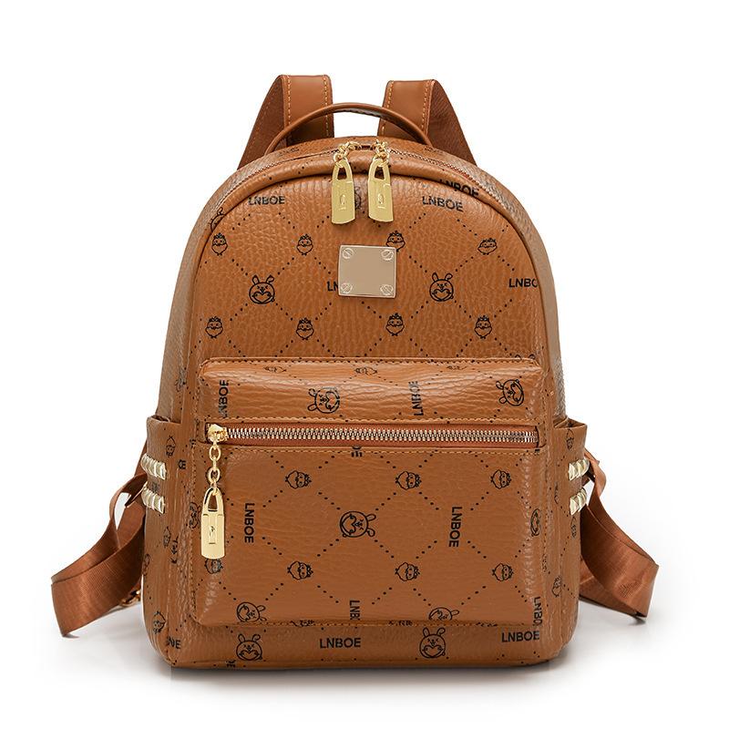 Cartoon-pattern Large capacity Student Backpack Fashionable Double shoulder Bag