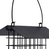 Suet Feeder for Outside Hanging Metal Suet Cake Holder Weatherproof Single Suet Cage Birds Feeder for Wild Birds Woodpecker