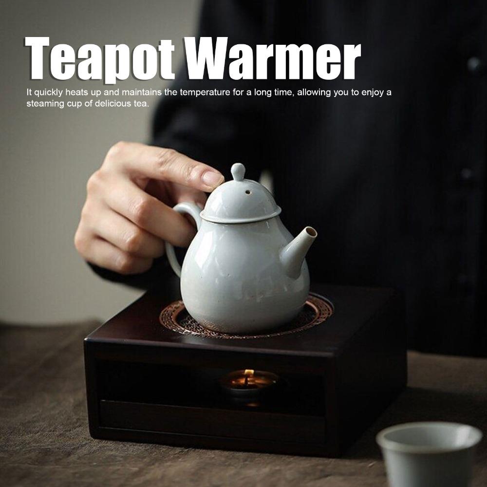 Bamboo Material Bamboo Teapot Warmer Energy Saving Teapot Heater  Traditional Tea Ceremony