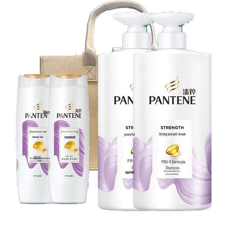 

Pantene PRO-V Strengthening Shampoo Duo Twin Pack with Gift Bag