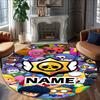 Personalized B-Brawl Stars Round Chair Office Rug - Perfect for Mat, Office Chair & More - Ideal Gift for Birthdays and Holidays
